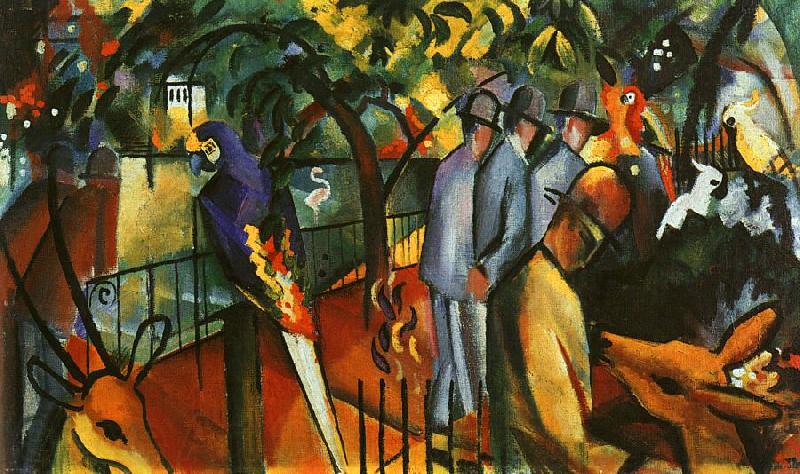 August Macke Zoological Garden I Norge oil painting art